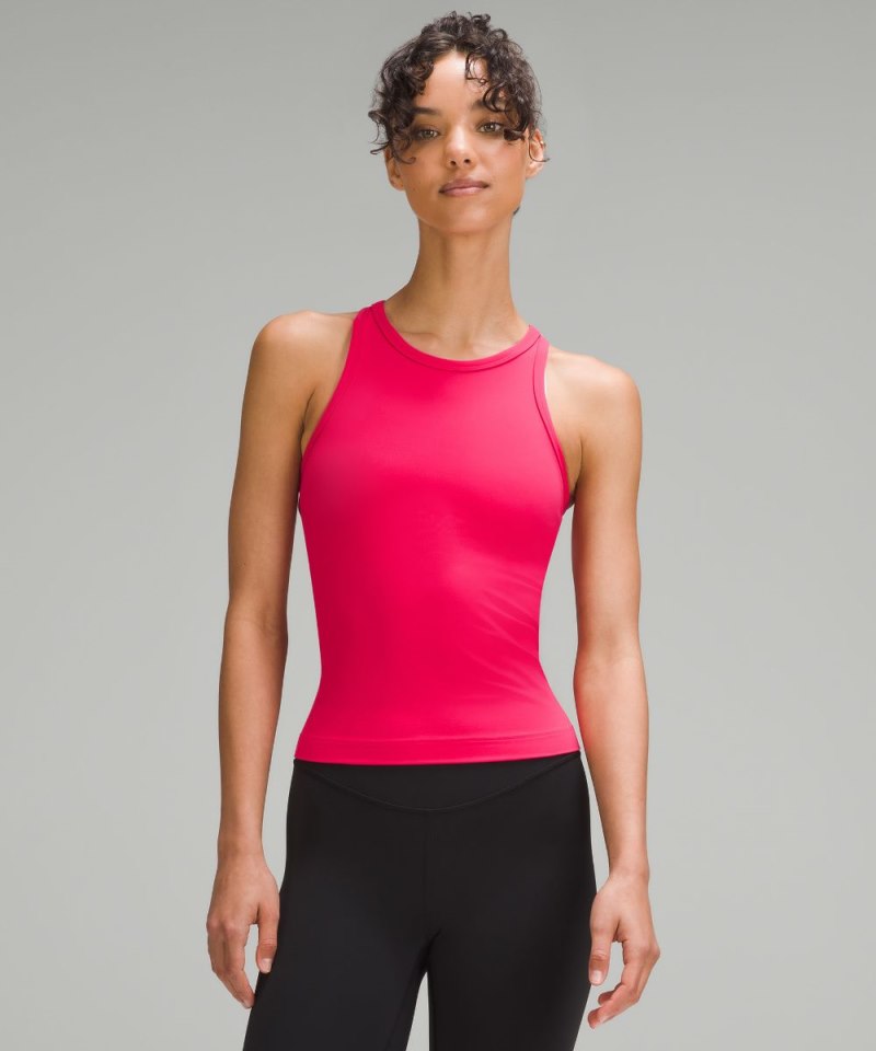 Lululemon Align™ Waist-Length Racerback Tank Top Cherry Mist Online Outlet Sale