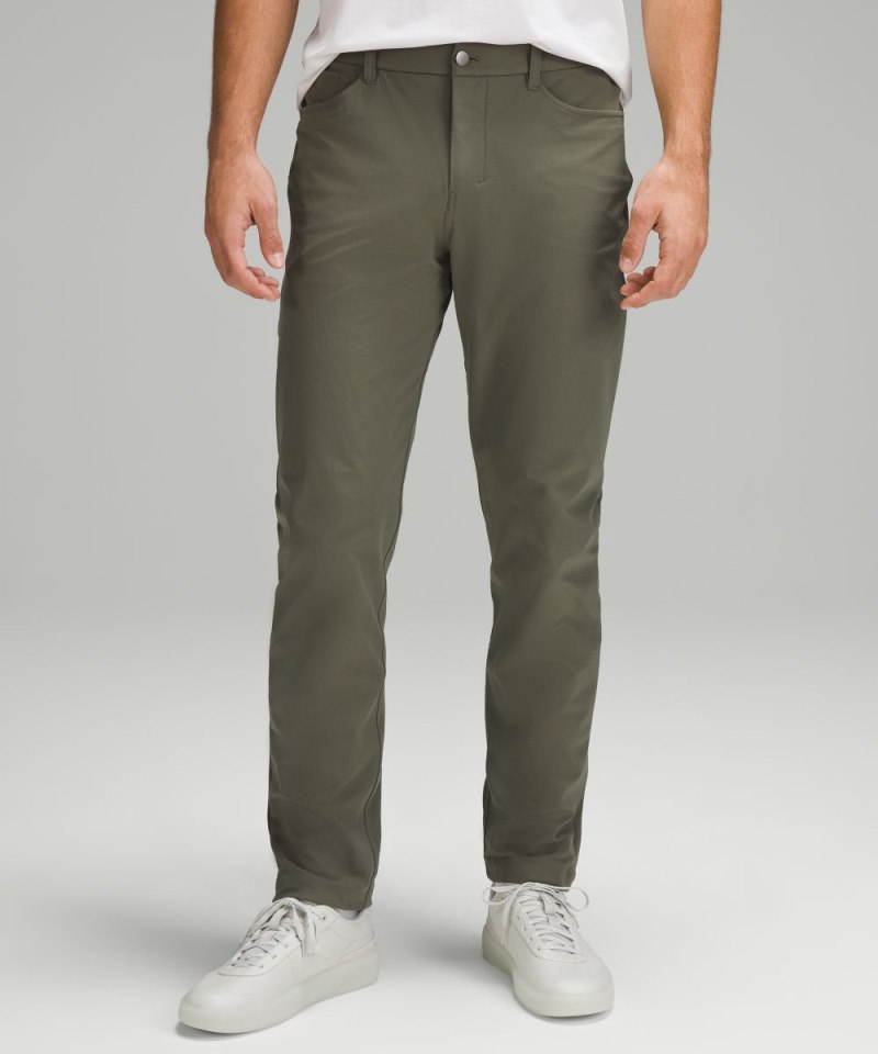 Lululemon ABC Classic-Fit 5 Pocket Pant 30"L *Warpstreme Army Green Online Outlet Sale
