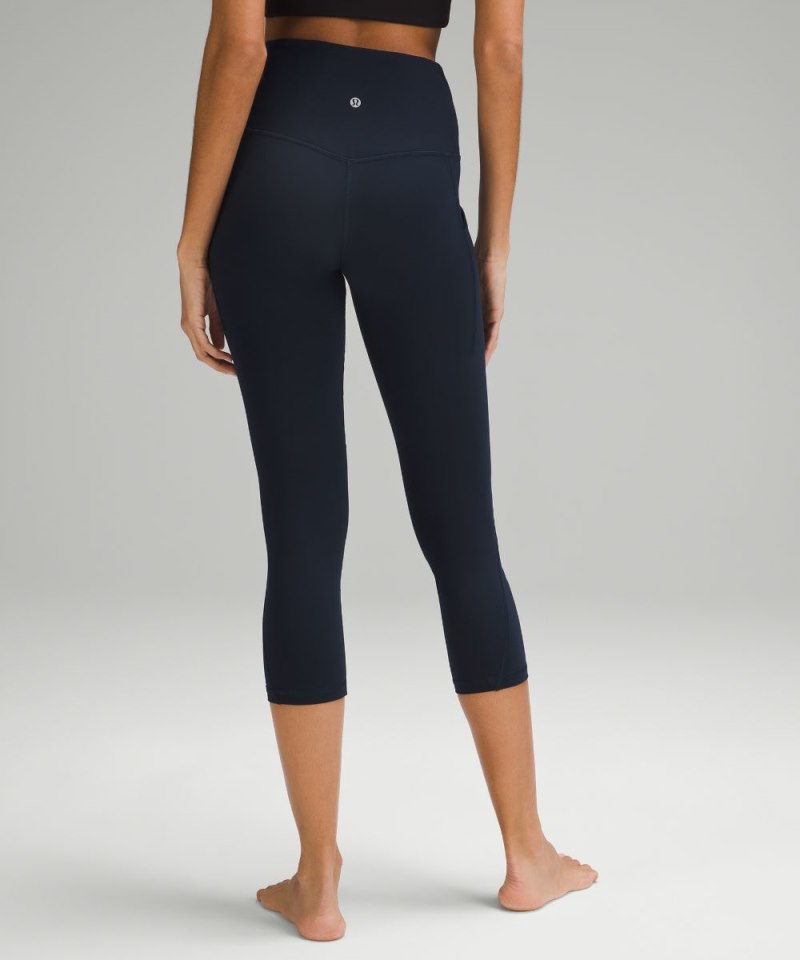 Lululemon Align™ High-Rise Crop with Pockets 23" True Navy Online Outlet Sale