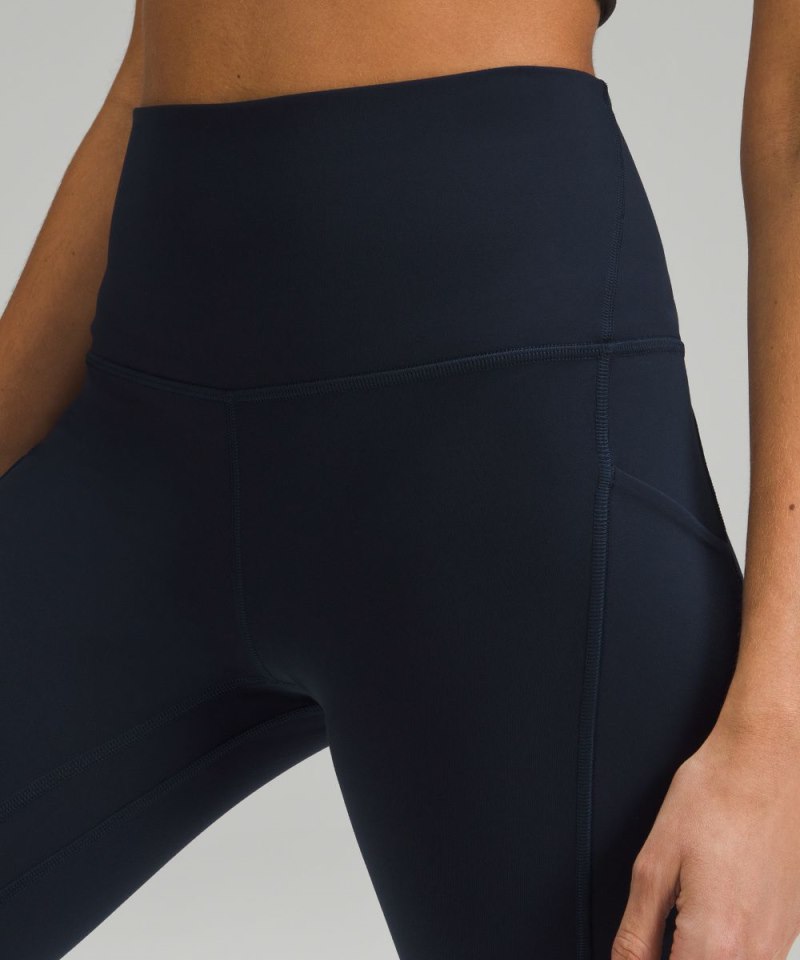 Lululemon Align™ High-Rise Crop with Pockets 23" True Navy Online Outlet Sale