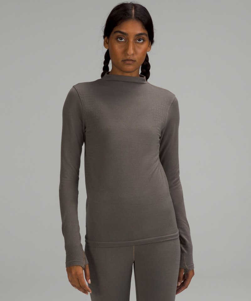 Lululemon lab Seamless Wool-Blend Long-Sleeve Shirt Rover Online Outlet Sale
