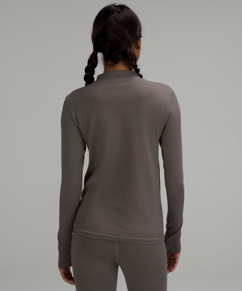 Lululemon lab Seamless Wool-Blend Long-Sleeve Shirt Rover Online Outlet Sale