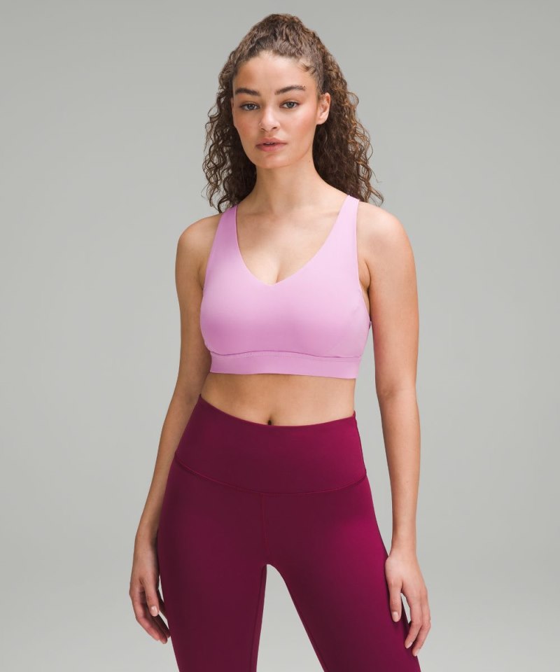 Lululemon Envital Bra *Medium Support B / C Cup Dahlia Mauve Online Outlet Sale