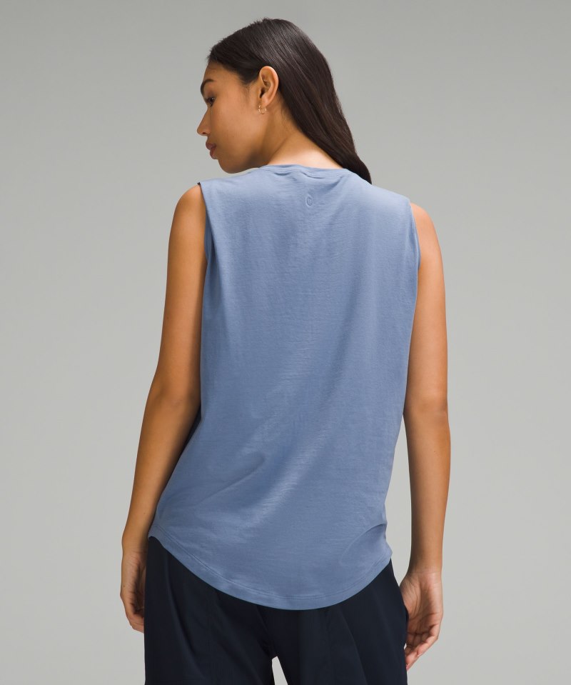 Lululemon Brunswick Muscle Tank Top Oasis Blue Online Outlet Sale