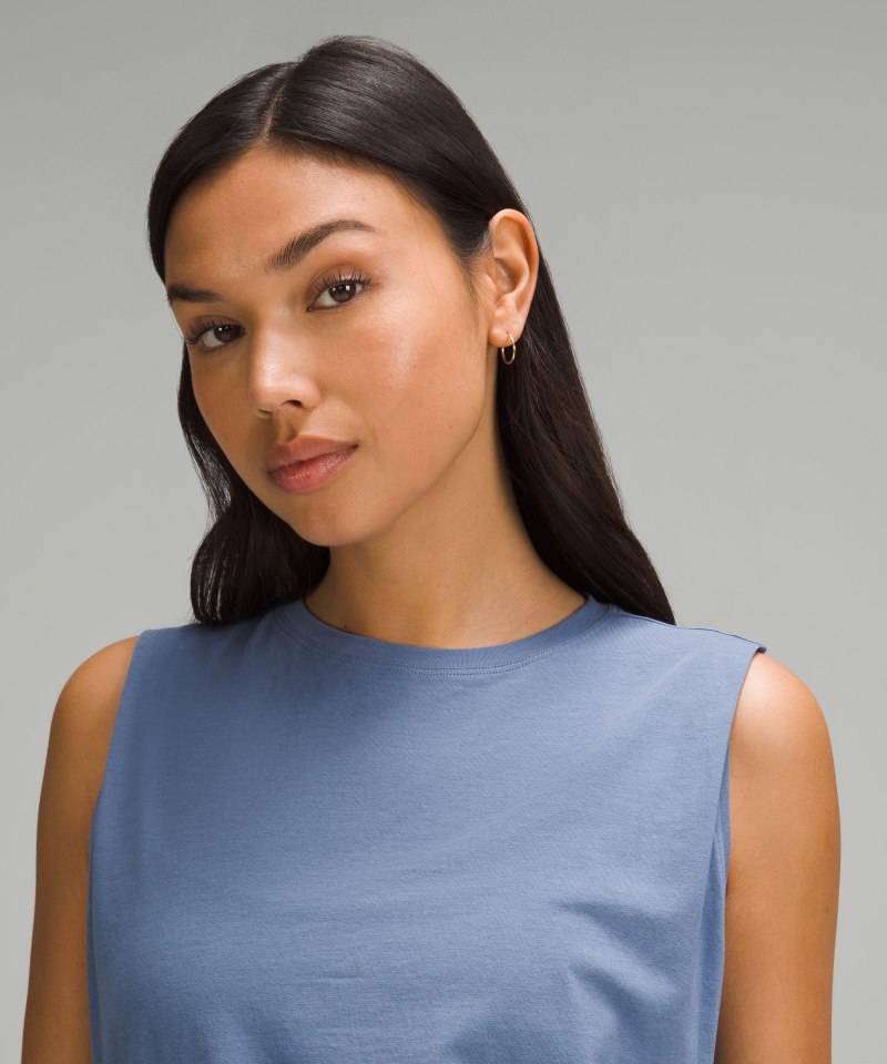 Lululemon Brunswick Muscle Tank Top Oasis Blue Online Outlet Sale