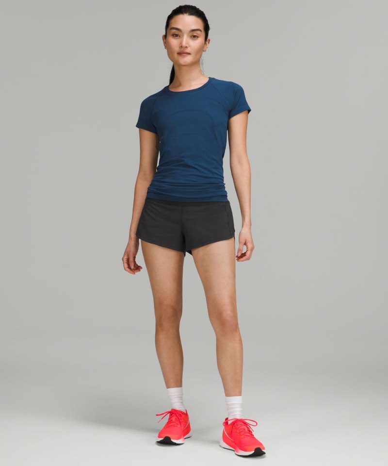 Lululemon Speed Up Low-Rise Lined Short 2.5" Black Online Outlet Sale