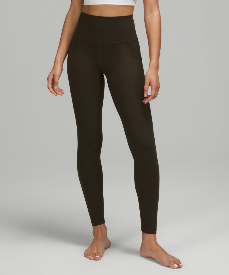 Lululemon Align™ High-Rise Pant with Pockets 28" Dark Olive Online Outlet Sale