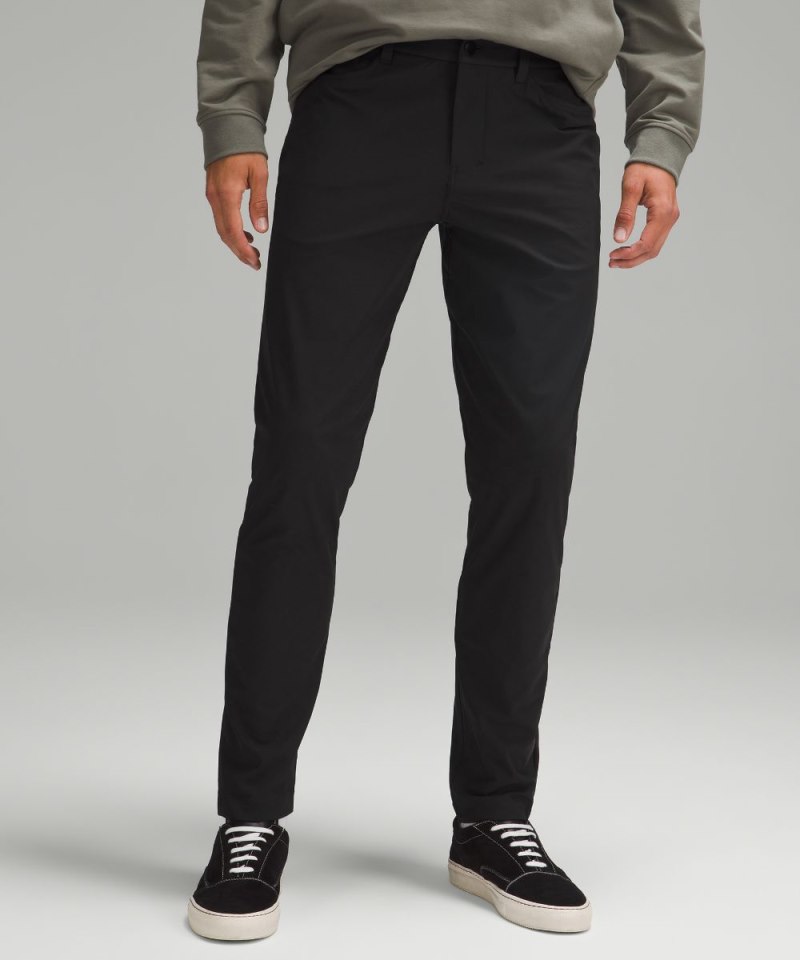 Lululemon ABC Slim-Fit 5 Pocket Pant 37"L *Warpstreme Black Online Outlet Sale