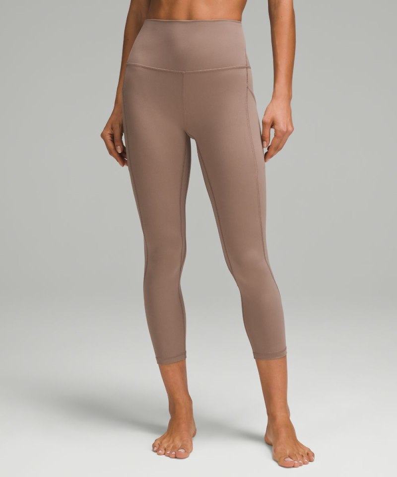 Lululemon Align™ High-Rise Crop with Pockets 23" Taupetastic Online Outlet Sale