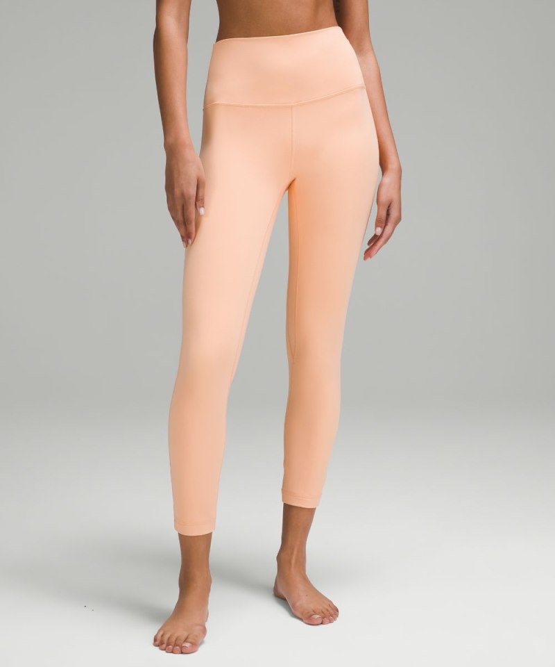 Lululemon Align™ High-Rise Pant 25" Peach Bellini Online Outlet Sale