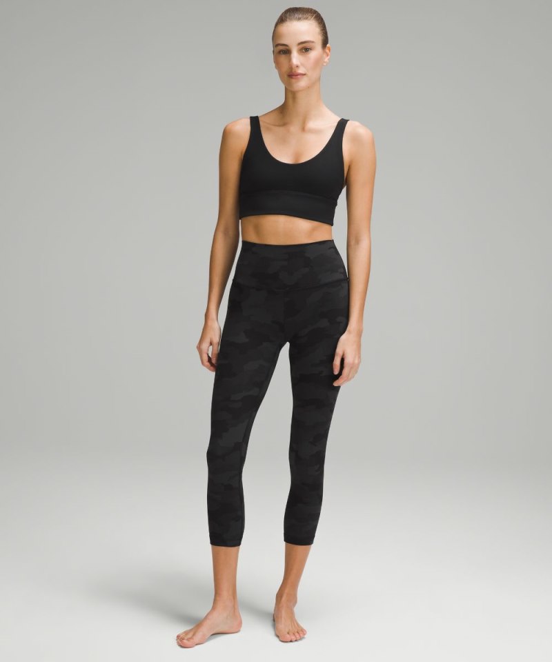 Lululemon Align™ High-Rise Crop 23" Heritage 365 Camo Deep Coal Multi Online Outlet Sale