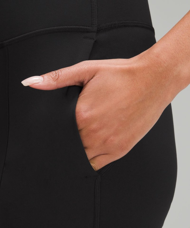 Lululemon Groove High-Rise Flared Pant with Pockets 32.5" Black Online Outlet Sale