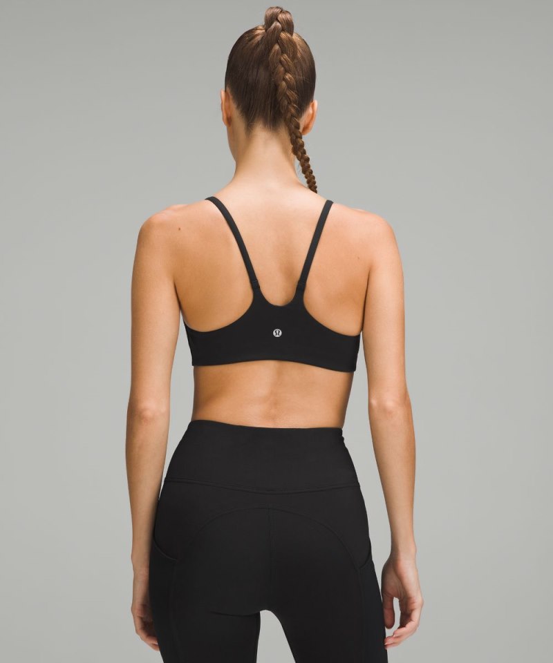 Lululemon Wunder Train Strappy Racer Bra *Light Support, A / B Cup Black Online Outlet Sale