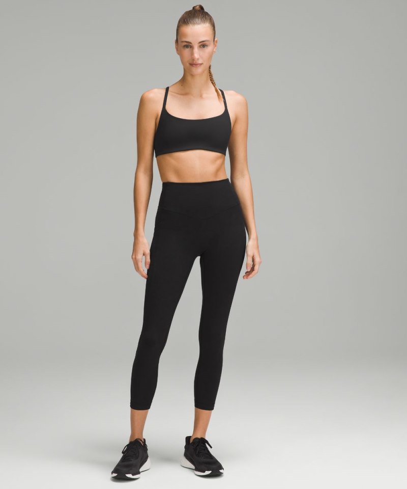 Lululemon Wunder Train Strappy Racer Bra *Light Support, A / B Cup Black Online Outlet Sale