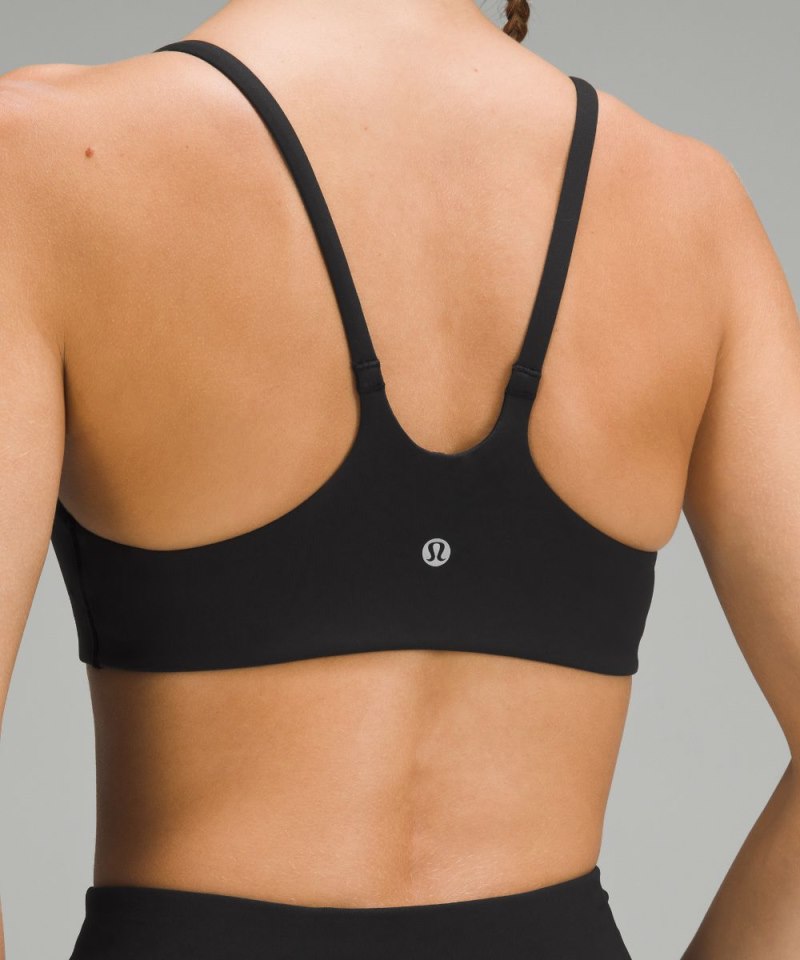 Lululemon Wunder Train Strappy Racer Bra *Light Support, A / B Cup Black Online Outlet Sale