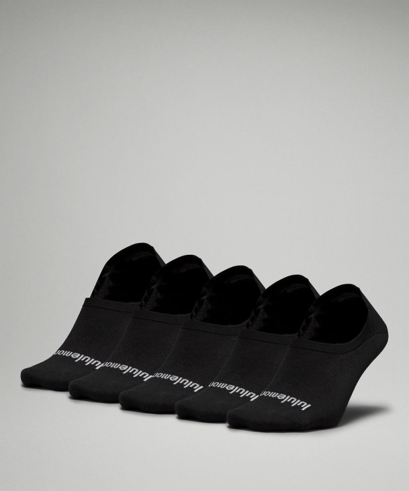 Lululemon Men's Daily Stride Comfort No-Show Socks *5 Pack Black Online Outlet Sale