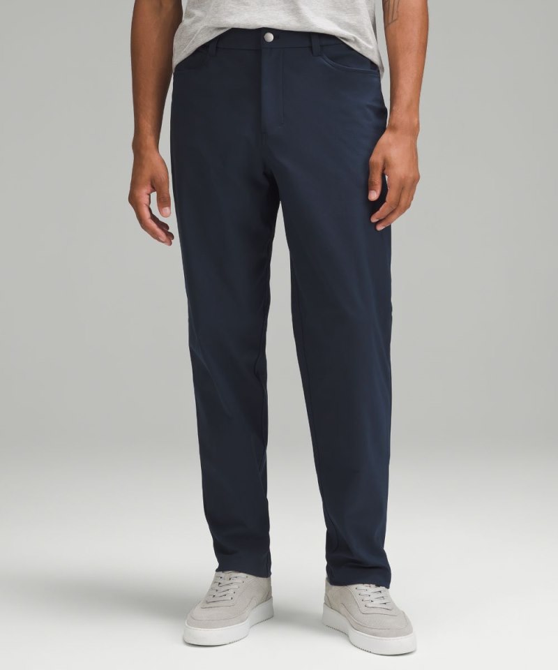 Lululemon ABC Relaxed-Fit 5 Pocket Pant 32"L *Warpstreme True Navy Online Outlet Sale