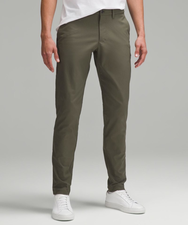 Lululemon ABC Slim-Fit Trouser 34"L *Smooth Twill Army Green Online Outlet Sale