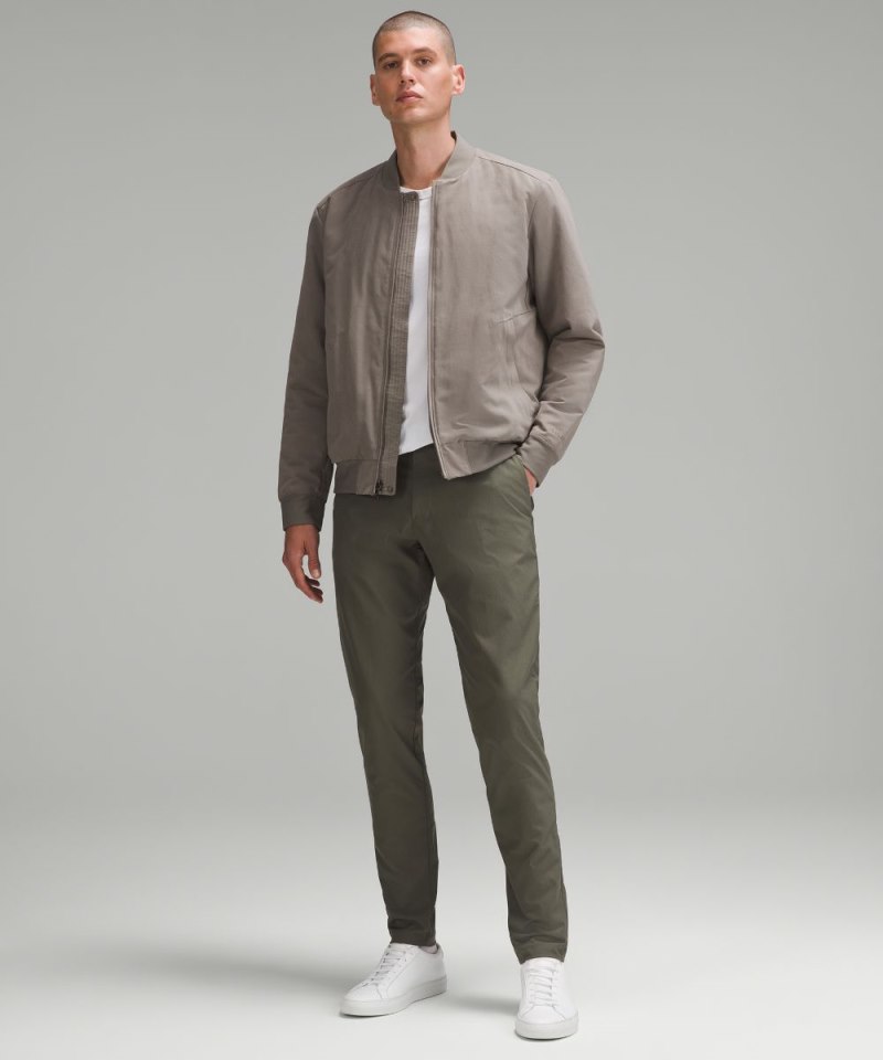 Lululemon ABC Slim-Fit Trouser 34"L *Smooth Twill Army Green Online Outlet Sale