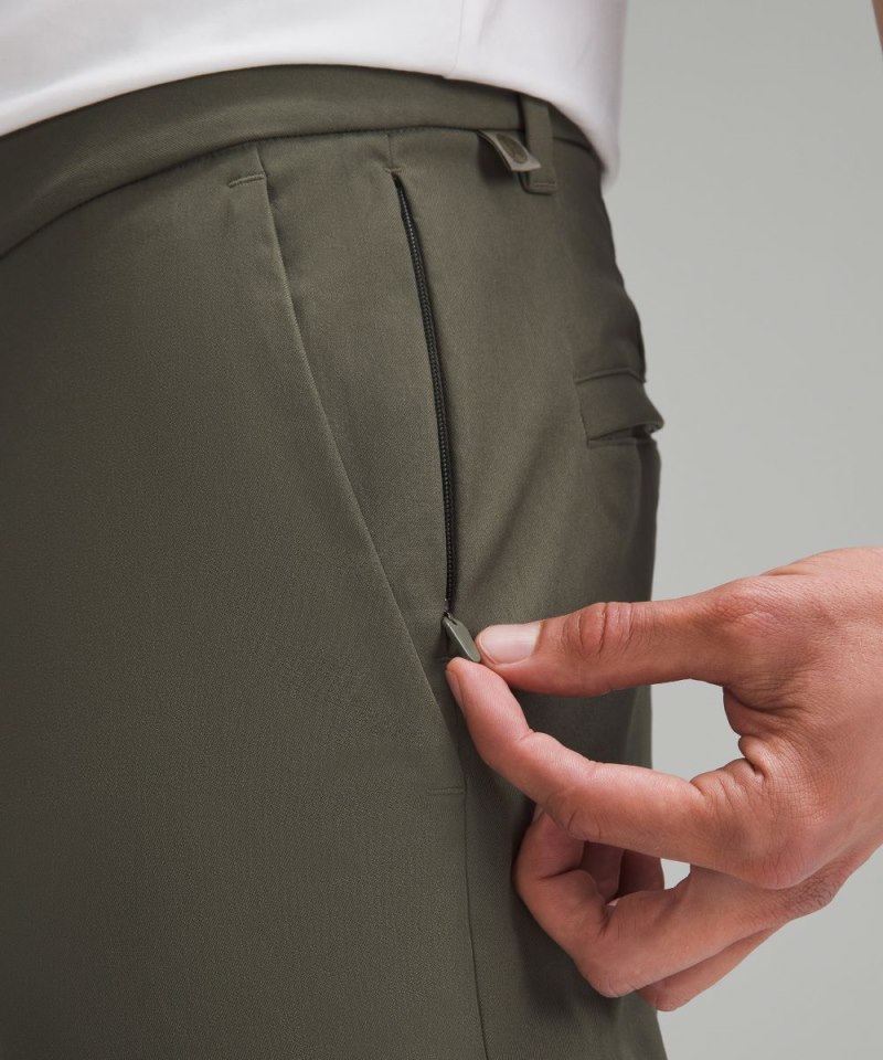 Lululemon ABC Slim-Fit Trouser 34"L *Smooth Twill Army Green Online Outlet Sale