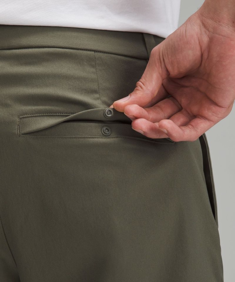 Lululemon ABC Slim-Fit Trouser 34"L *Smooth Twill Army Green Online Outlet Sale