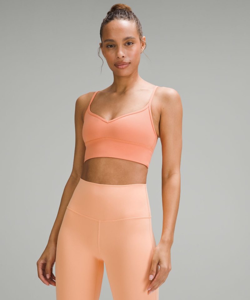 Lululemon Align™ Sweetheart Bra *Light Support, A / B Cup Coral Kiss Online Outlet Sale