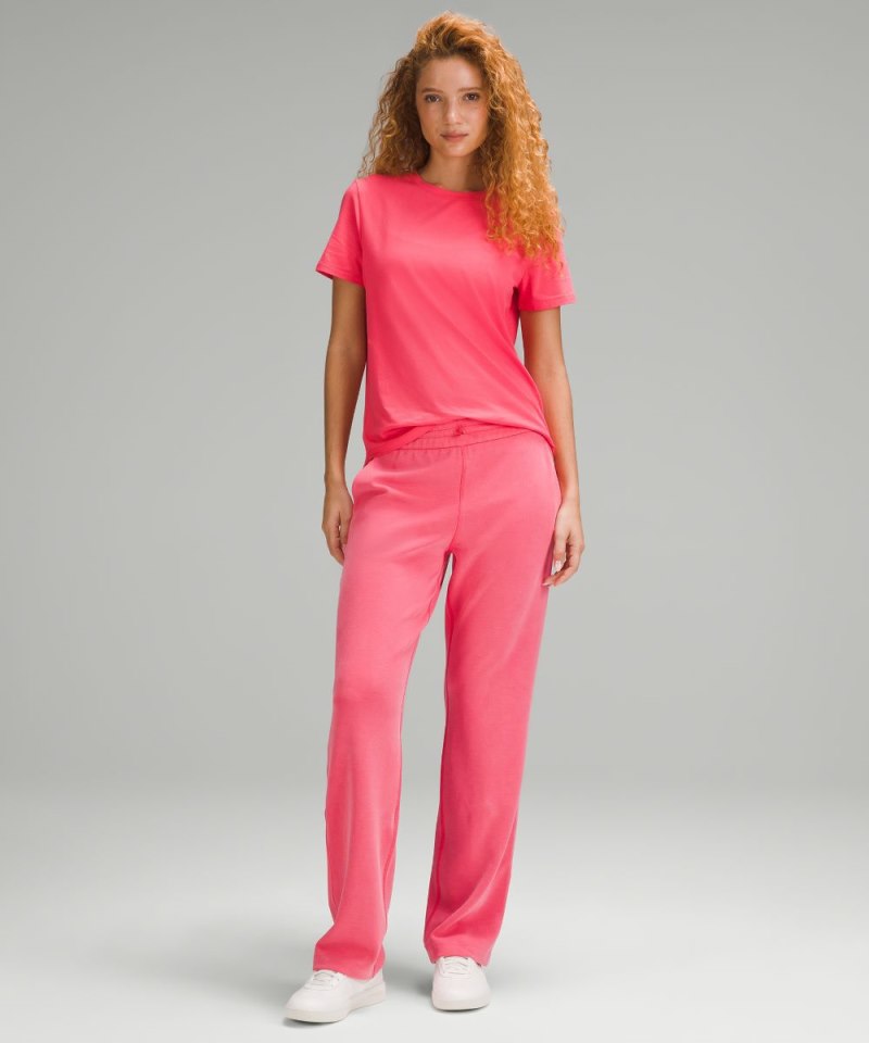 Lululemon Love Crewneck T-Shirt Glaze Pink Online Outlet Sale