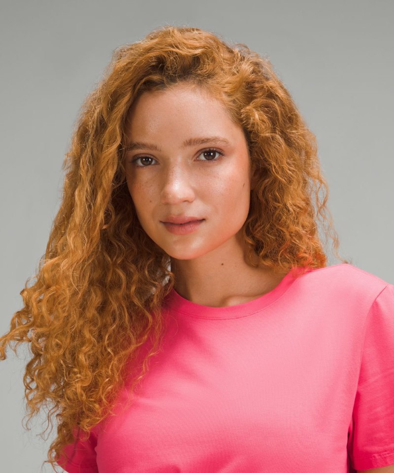 Lululemon Love Crewneck T-Shirt Glaze Pink Online Outlet Sale