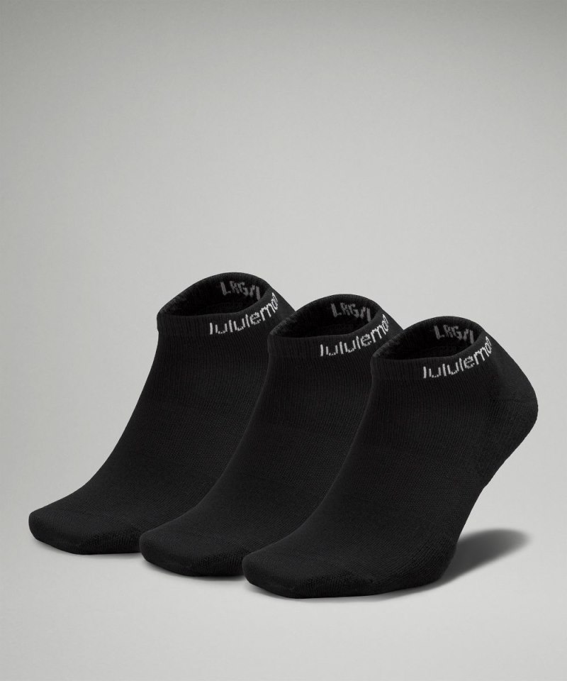 Lululemon Men's Daily Stride Comfort Low-Ankle Socks *3 Pack Black Online Outlet Sale