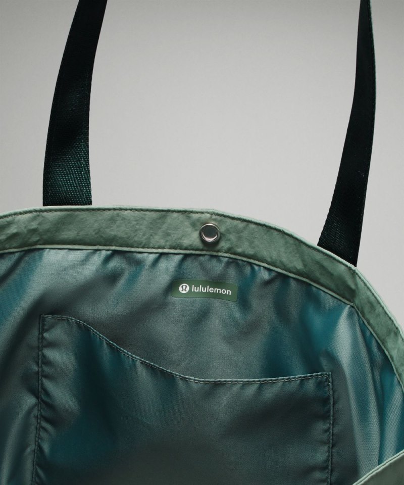 Lululemon Daily Multi-Pocket Tote Bag 20L Grey Eucalyptus / Legacy Green Online Outlet Sale