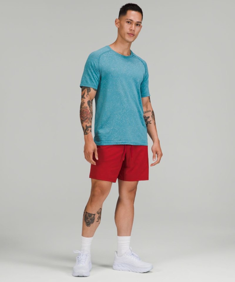 Lululemon T.H.E. Linerless Short 7" Sport Red Online Outlet Sale