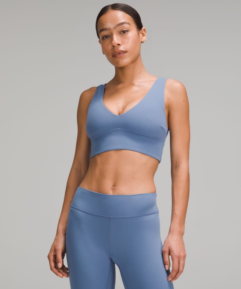 Lululemon Align™ V-Neck Bra *Light Support, C / D Cup Oasis Blue Online Outlet Sale