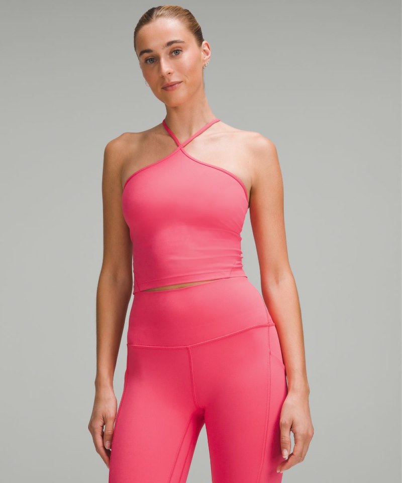 Lululemon Align™ T-Strap Tank Top *Light Support, A / B Cup Glaze Pink Online Outlet Sale