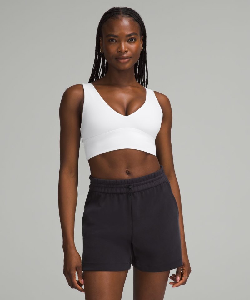 Lululemon Align™ V-Neck Bra *Light Support, C / D Cup White Online Outlet Sale