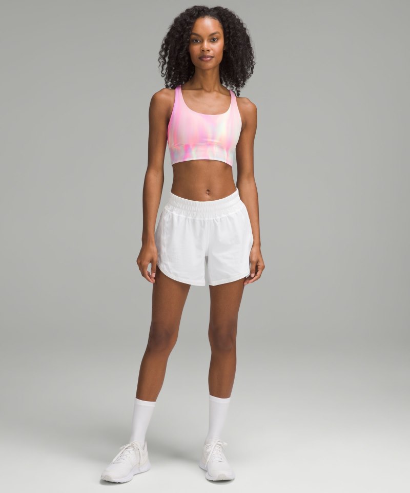 Lululemon Energy Longline Bra Medium Support, B–D Cups *Wash Psychedelic Wash Multi Online Outlet Sale