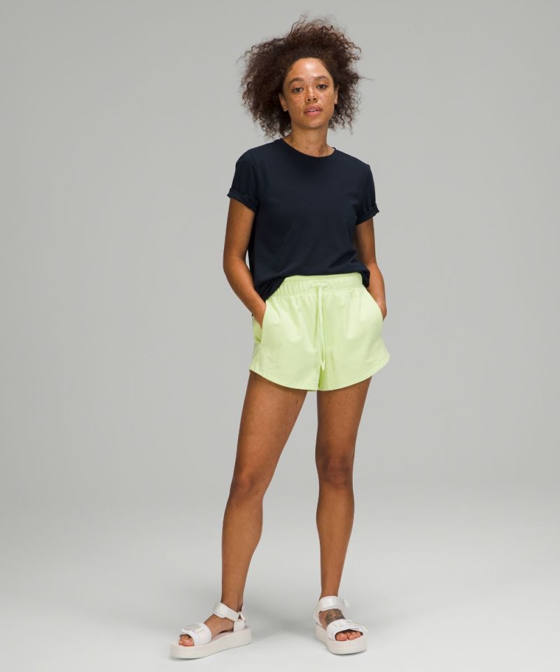 Lululemon Love Curved-Hem Crewneck T-Shirt True Navy Online Outlet Sale