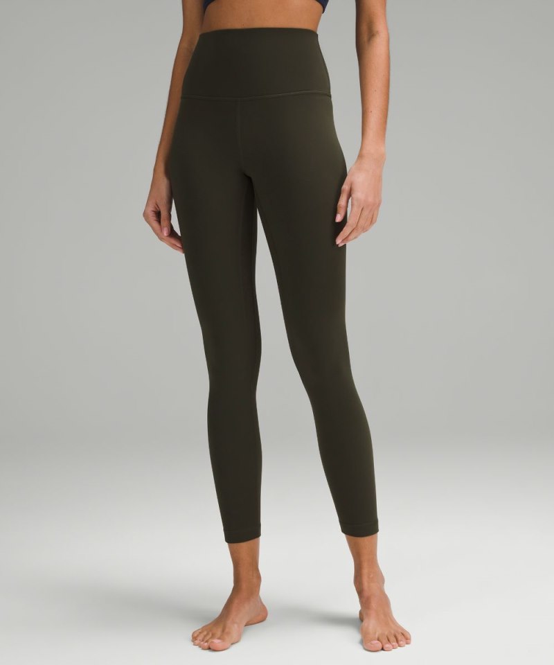 Lululemon Align™ High-Rise Pant 25" Dark Olive Online Outlet Sale