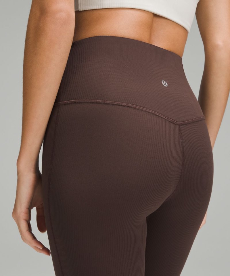 Lululemon Align™ Ribbed Mini-Flare Pant *Extra Short Espresso (not available) Online Outlet Sale