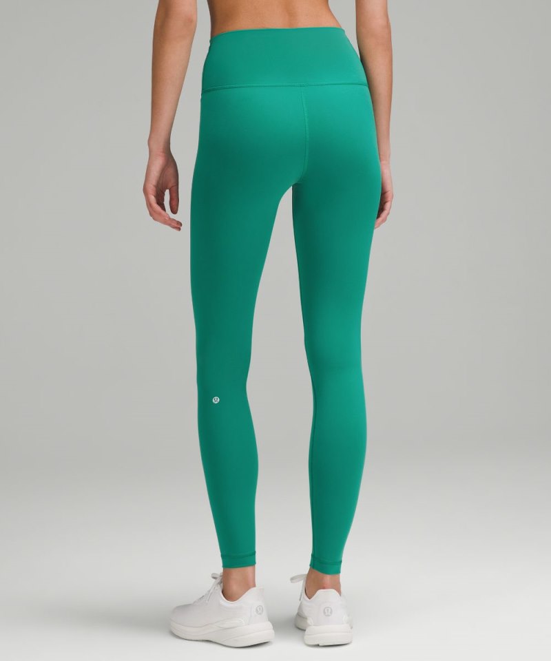 Lululemon Wunder Train High-Rise Tight 28" Cascadia Green Online Outlet Sale