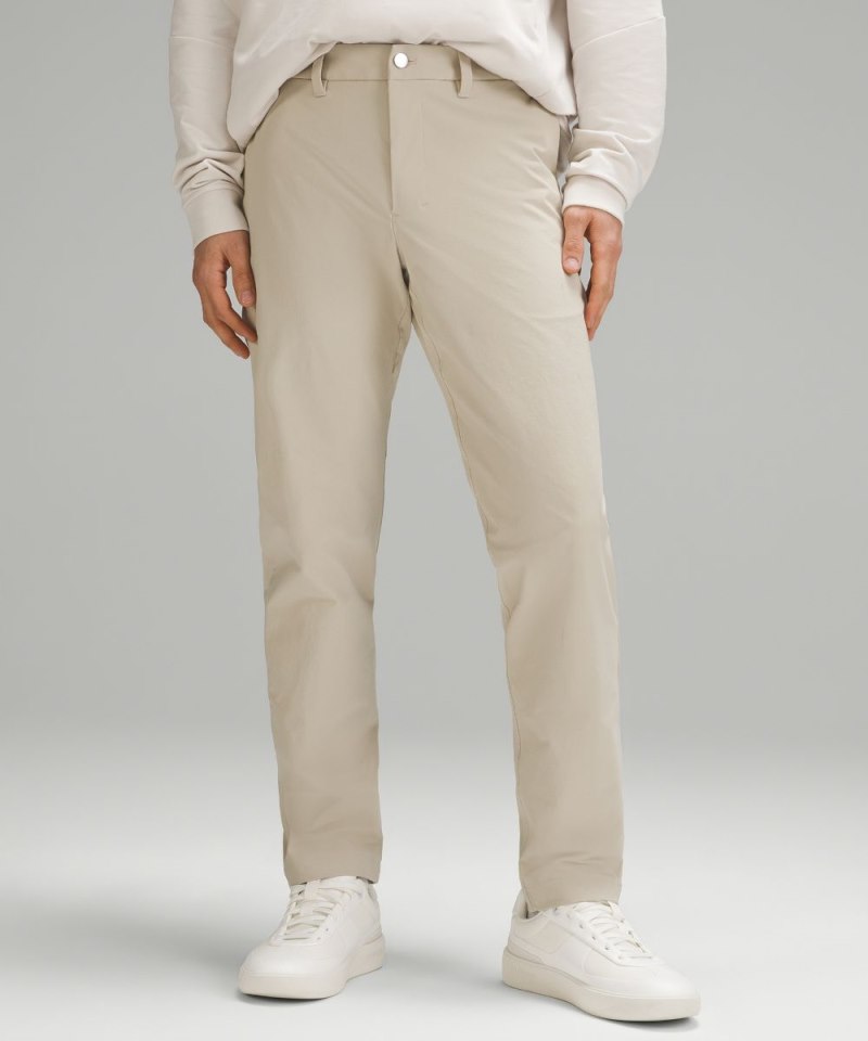 Lululemon ABC Slim-Fit Trouser 32"L *Stretch Cotton VersaTwill Mojave Tan Online Outlet Sale