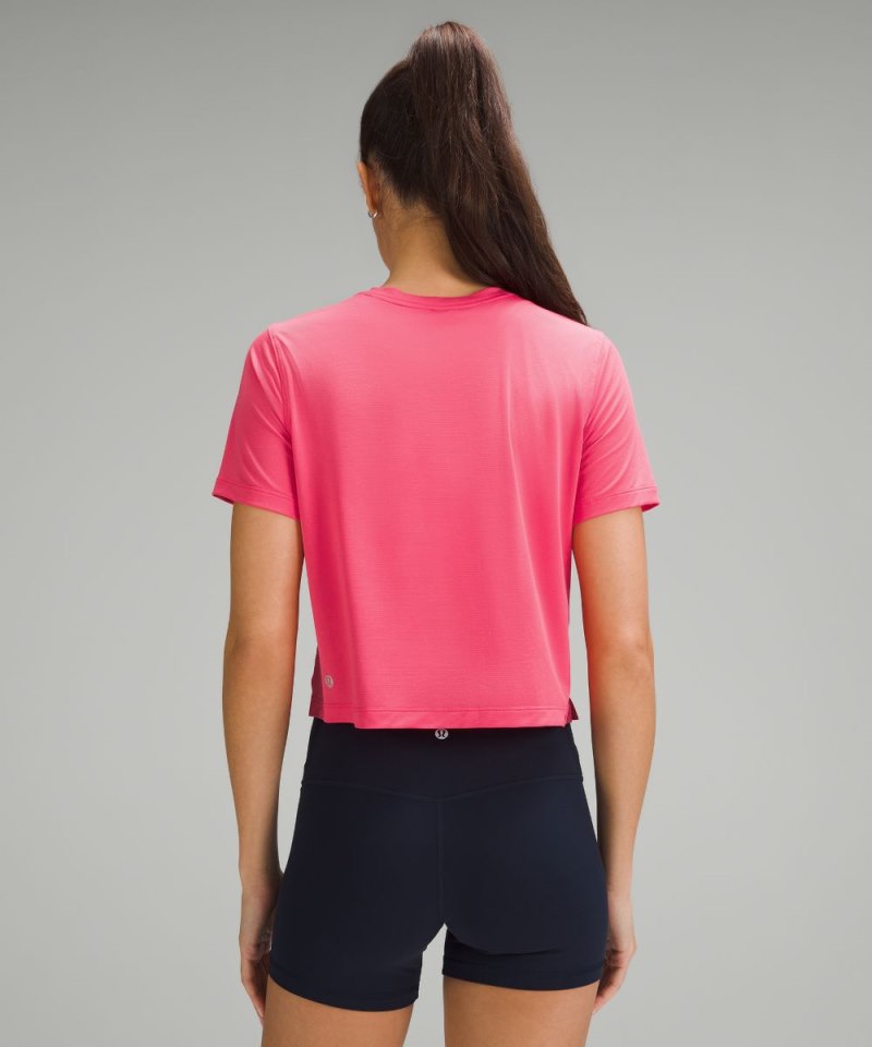 Lululemon Ultralight Waist-Length T-Shirt Glaze Pink Online Outlet Sale