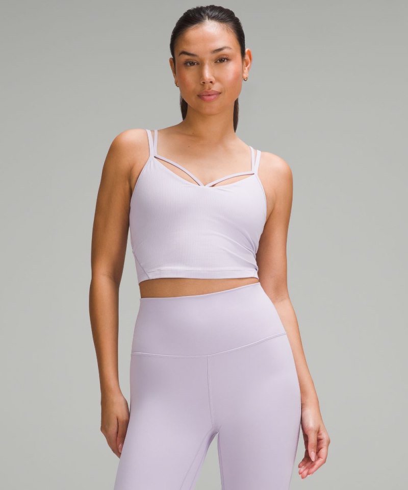 Lululemon Align™ Strappy Ribbed Tank Top Lilac Ether Online Outlet Sale