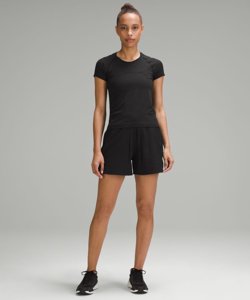 Lululemon License to Train High-Rise Short 4" Black Online Outlet Sale