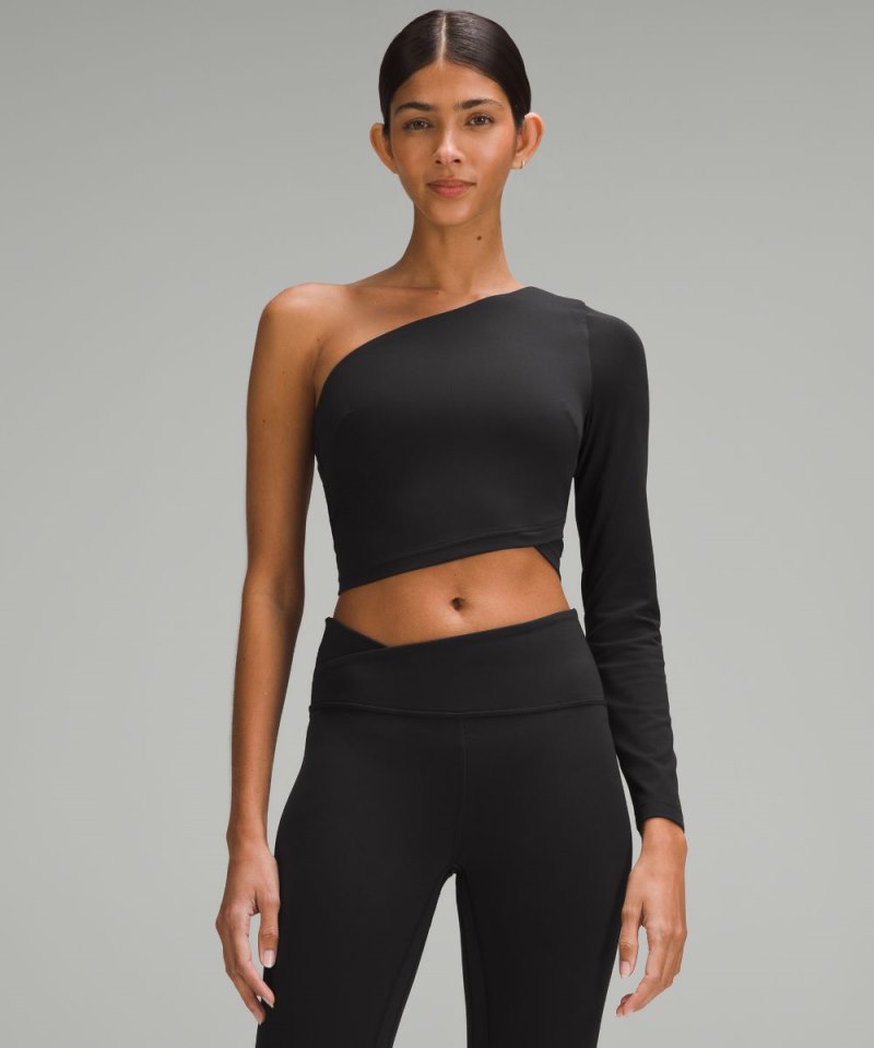 Lululemon Align™ Asymmetrical Long-Sleeve Shirt Black Online Outlet Sale