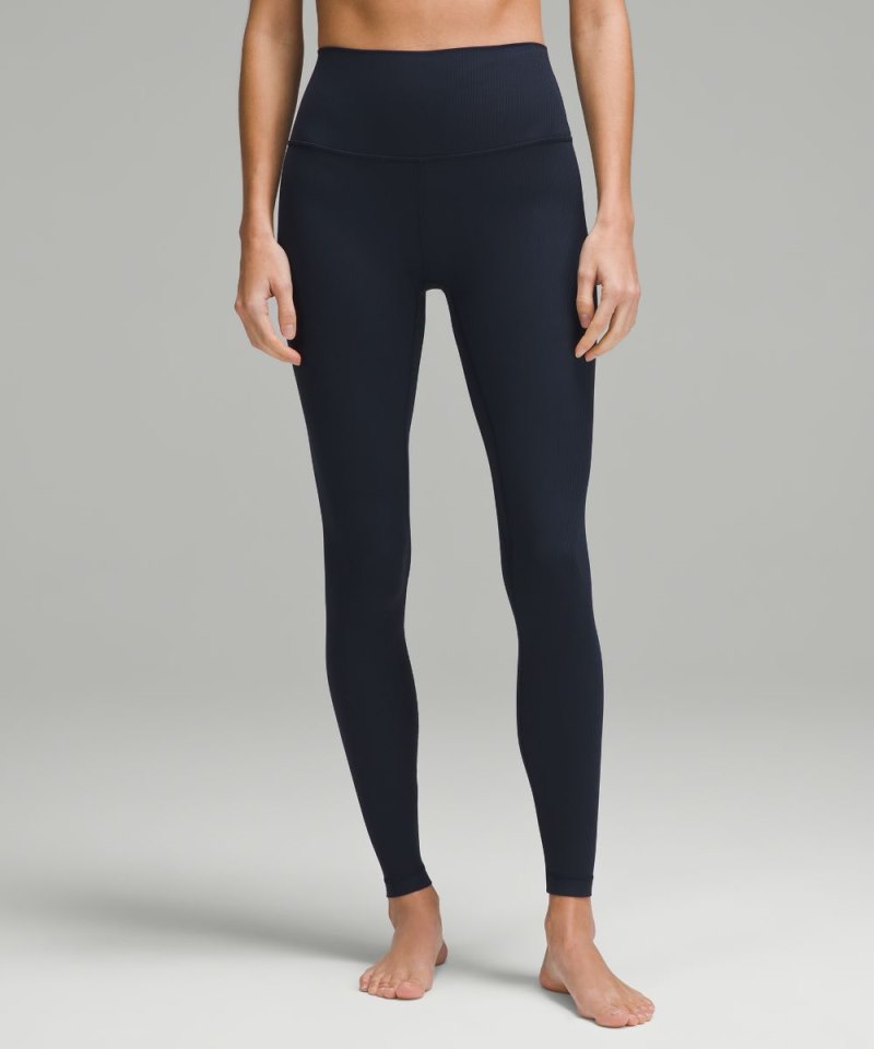 Lululemon Align™ High-Rise Ribbed Pant 28" True Navy Online Outlet Sale