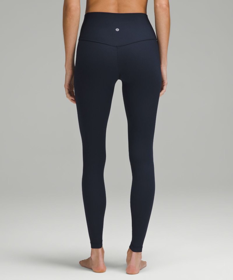Lululemon Align™ High-Rise Ribbed Pant 28" True Navy Online Outlet Sale