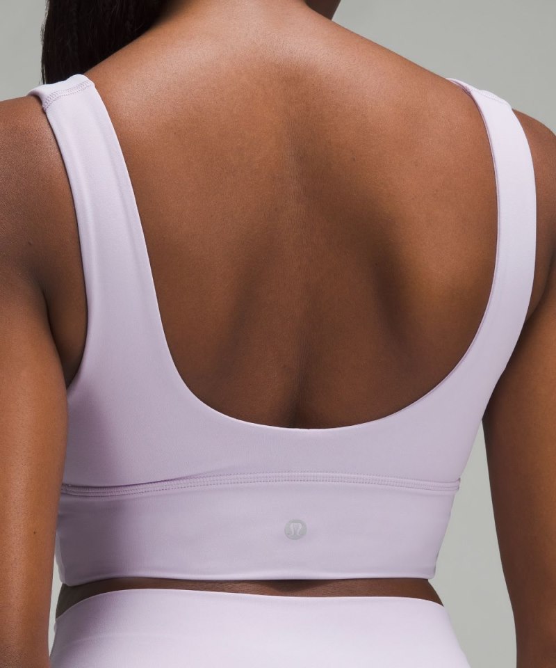 Lululemon Align™ V-Neck Bra *Light Support, C / D Cup Lilac Ether Online Outlet Sale