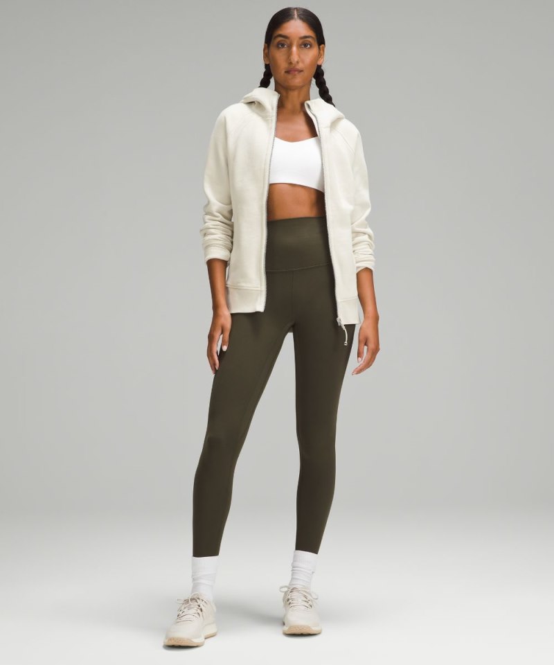 Lululemon Scuba Full-Zip Hoodie Bone Online Outlet Sale