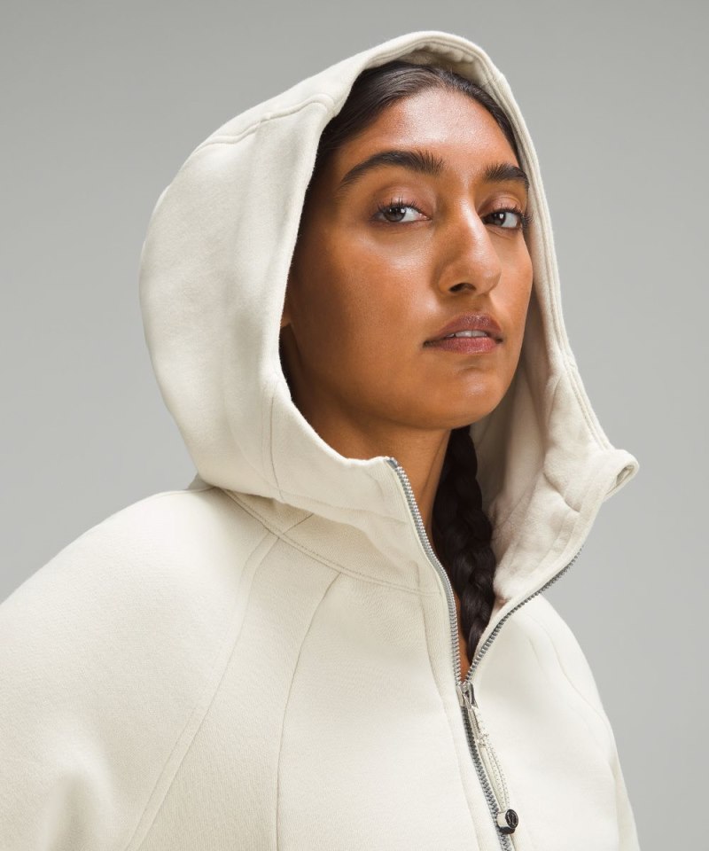Lululemon Scuba Full-Zip Hoodie Bone Online Outlet Sale