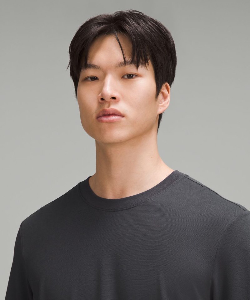 Lululemon Zeroed In Short-Sleeve Shirt Graphite Grey Online Outlet Sale